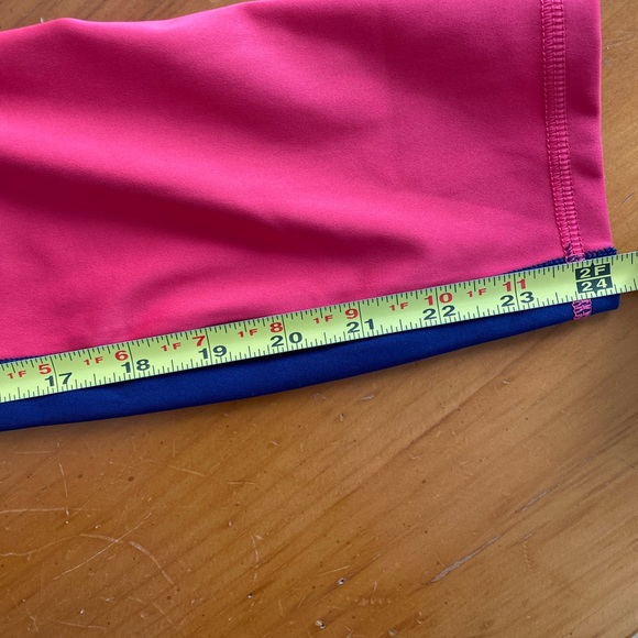 Woman’s exercise leggings Navy Blue and Red size X-small, All In Motion - Picture 6 of 8